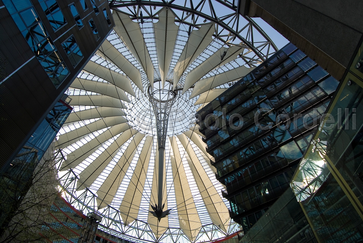 Sony Center dome at Potsdamer Platz, Berlin, Germany
 (cod:Berlin 38)